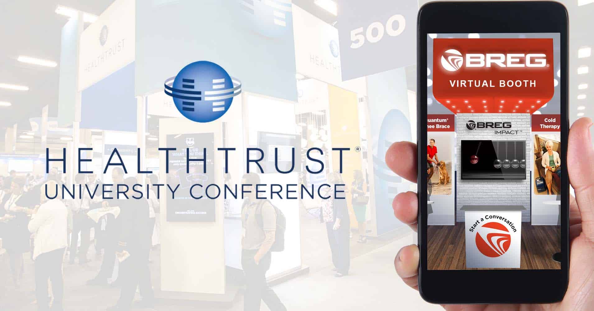 vbooth HealthTrust University Conference 2019 Breg, Inc.