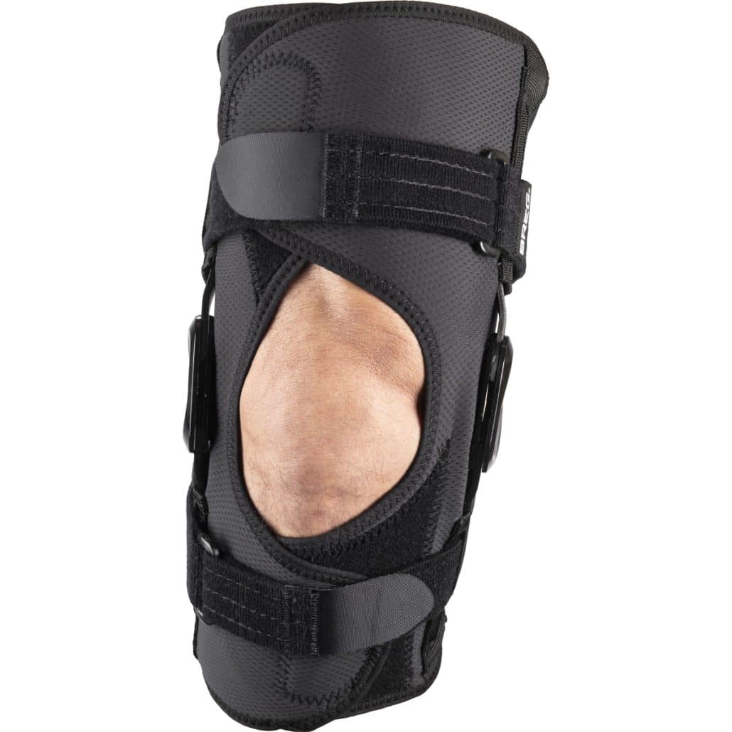 CrossRunner™  Soft Knee Brace Short on model front view