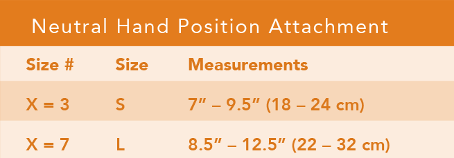 Neutral Hand Position Attachment